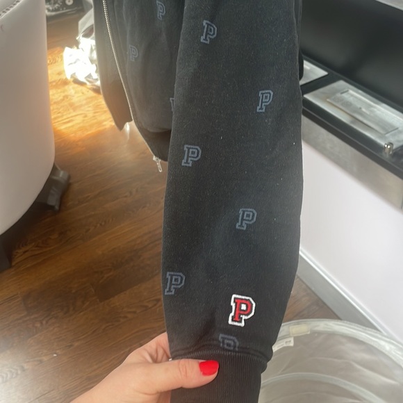 ♡PINK campus full zip up - Picture 3 of 4